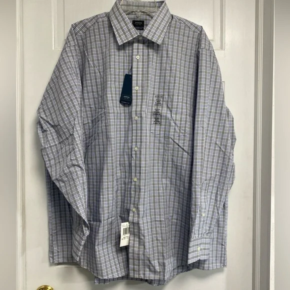 Arrow | Shirts | Mens Dress Shirt Arrow New Classic Fit Xxl 8185 Long  Sleeve Plaid | Poshmark